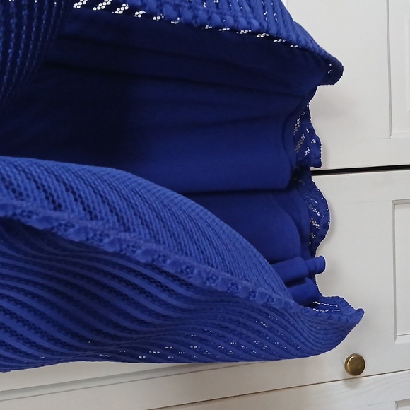 Mossimo Supply Co. Blue Textured Dress - Picture 4 of 5